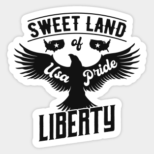 USA Pride Liberty Design Sticker